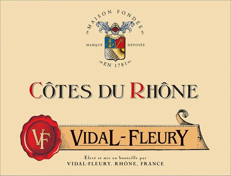 Cotes du Rhone Blanc Bottle