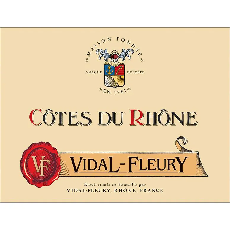 Cotes du Rhone Rose Bottle