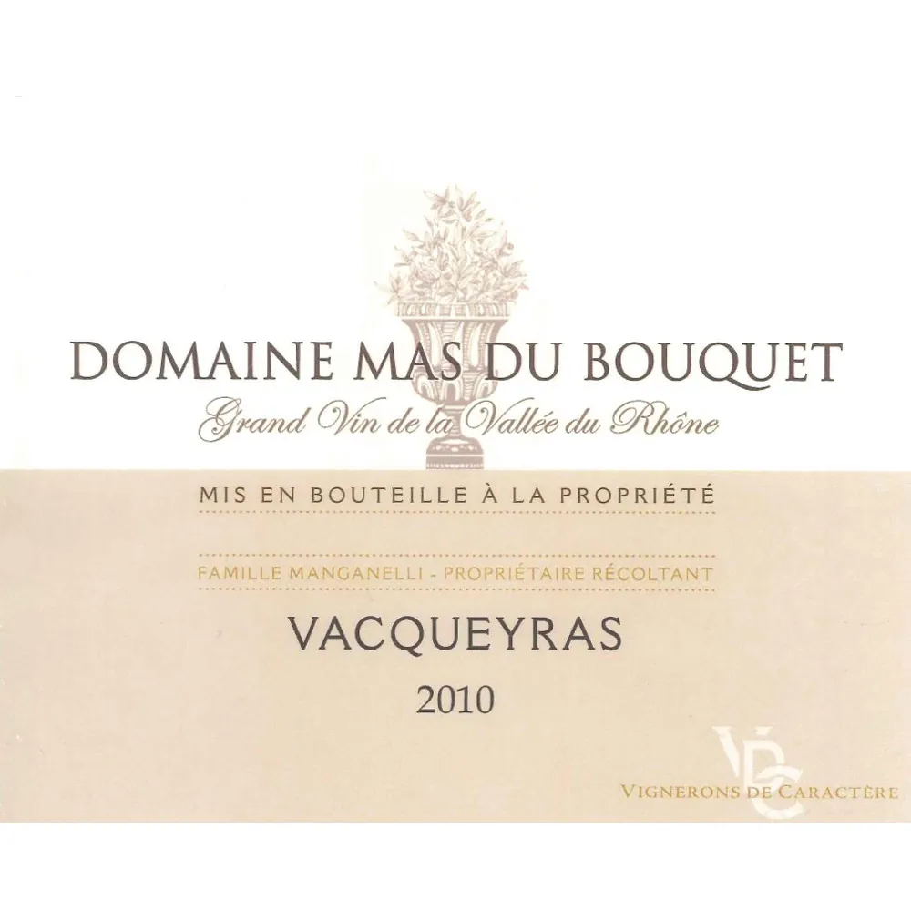 Domaine Mas Du Bouquet Vacqueyras Bottle