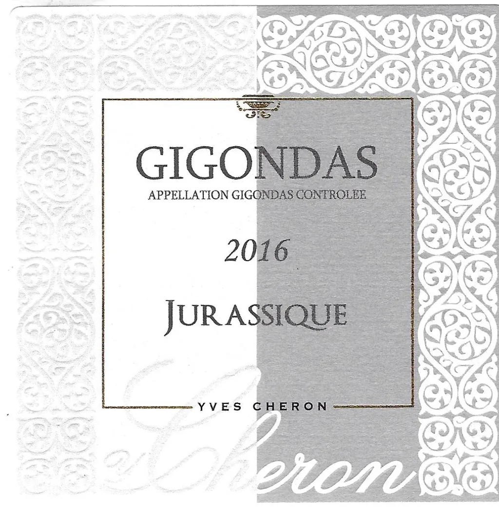 Cuvee Jurassique Gigondas Bottle