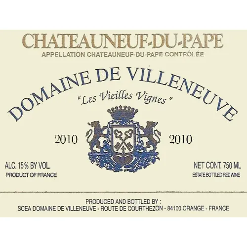 Chateauneuf-du-Pape Vieilles Vignes Bottle