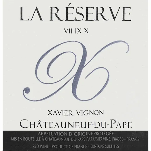 Chateauneuf-du-Pape La Reserve VII IX X Bottle