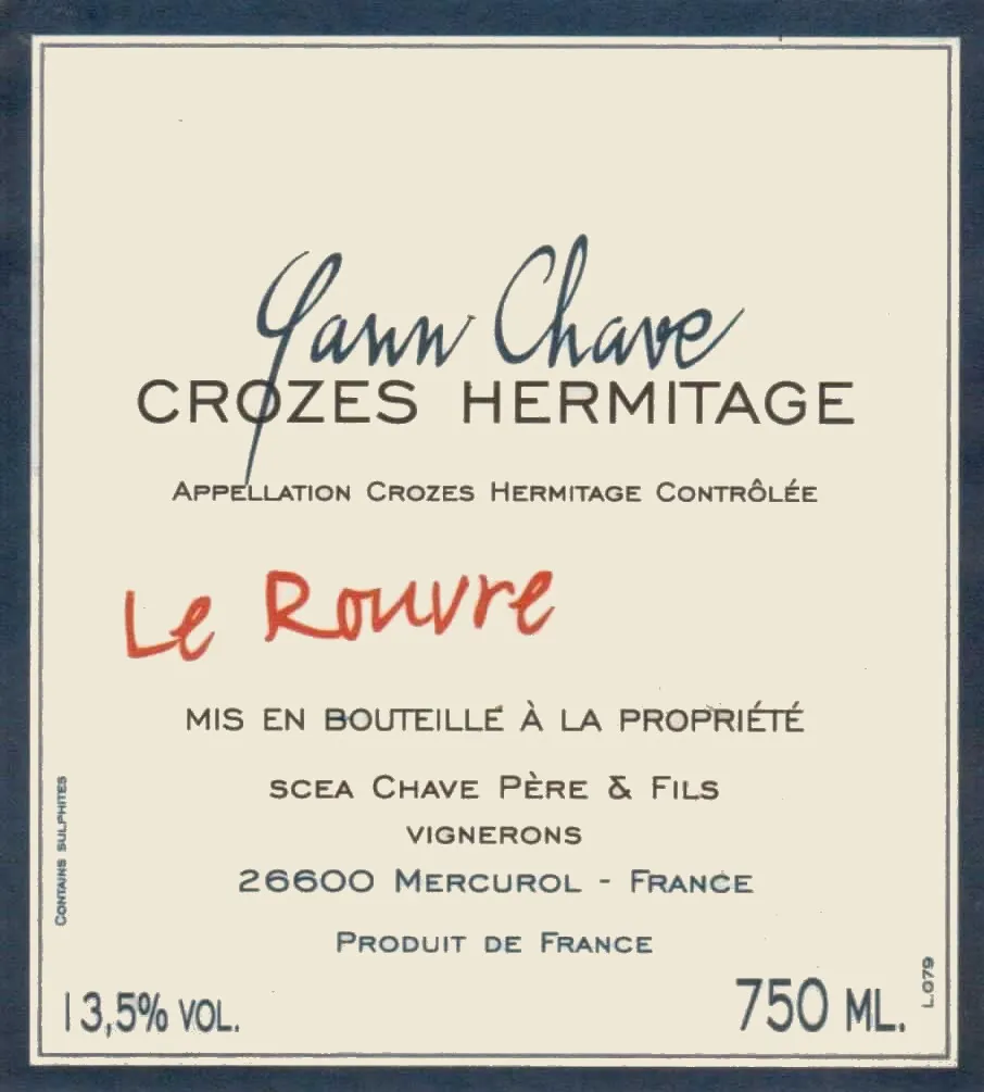 Crozes Hermitage Le Rouvre Bottle