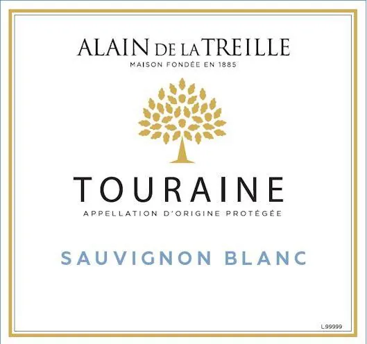 Touraine Sauvignon Blanc Bottle