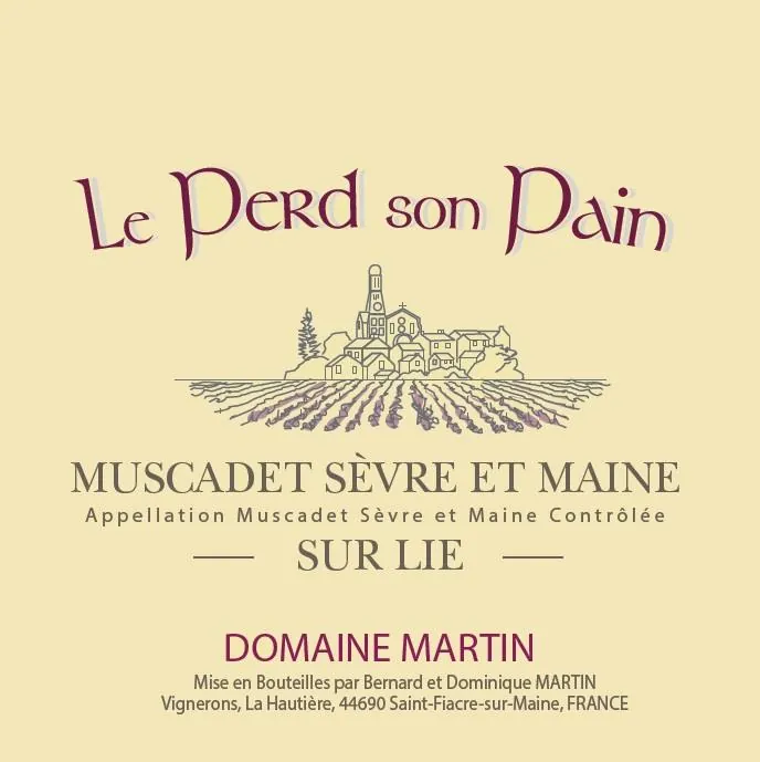 Muscadet Sevre et Maine Sur Lie Le Perd son Pain Bottle