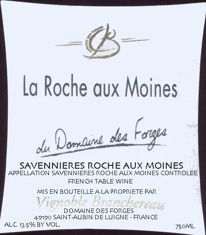 Savennieres La Roche aux Moines Bottle