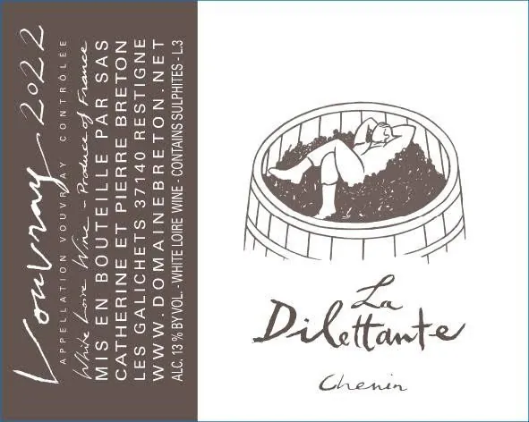 Vouvray La Dilettante Bottle