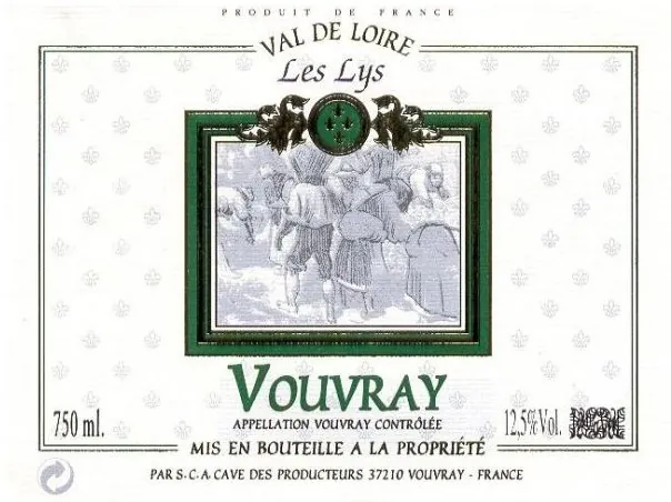Vouvray Les Lys Bottle