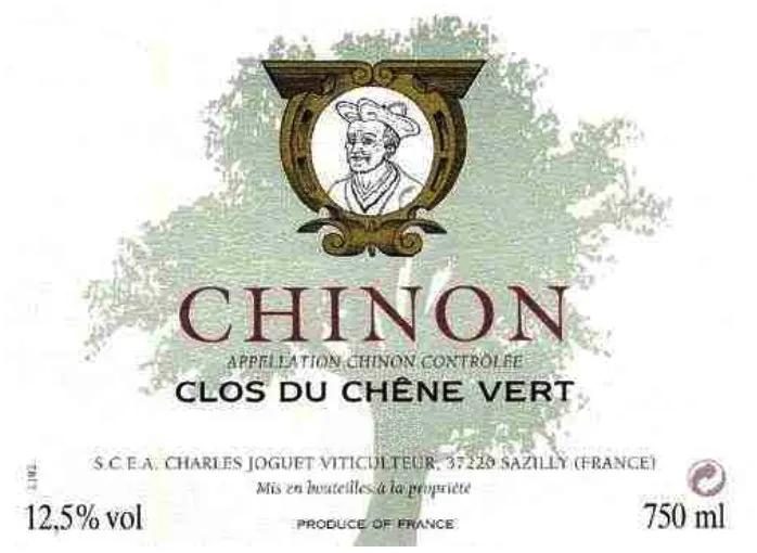 Chinon Clos du Chene Vert Bottle