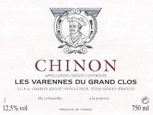 Chinon Les Varennes du Grand Clos Bottle