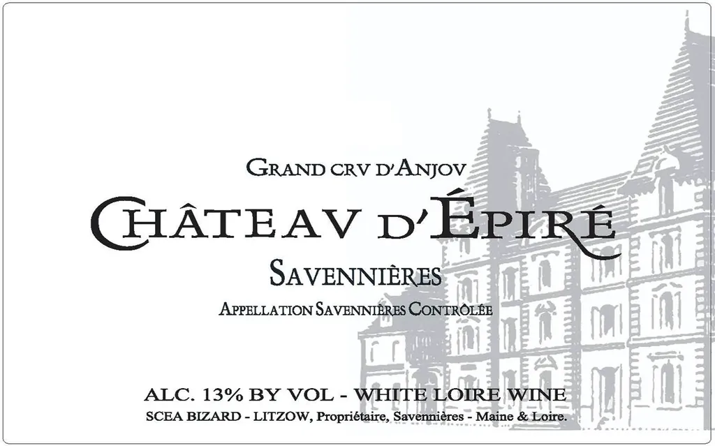 Savennieres Grand Cru d'Anjou Bottle
