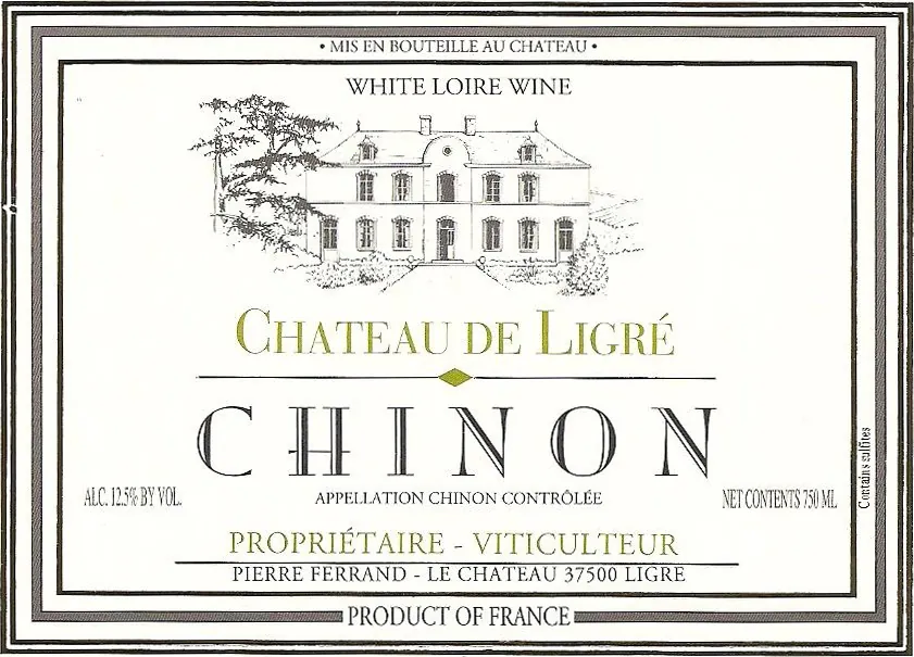Chinon Blanc Bottle