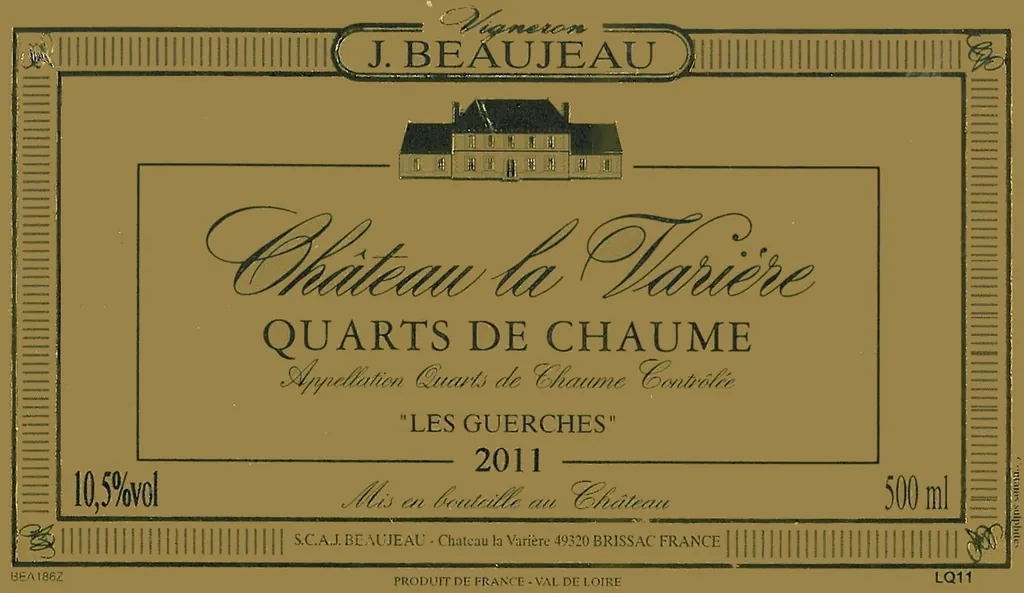 Quarts de Chaume Les Guerches Bottle