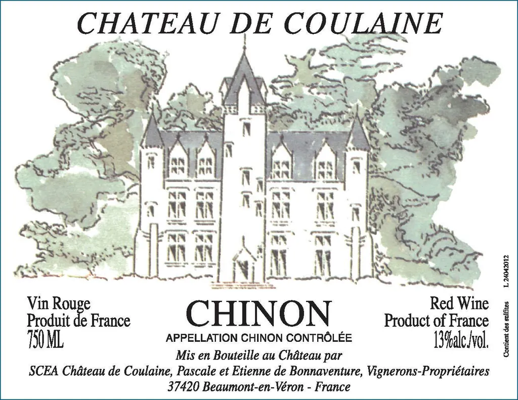 Chateau de Coulaine Rouge Bottle