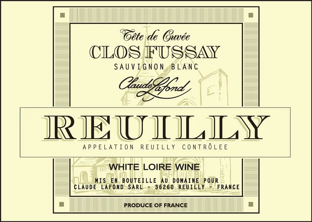 Reuilly Clos Fussay Bottle