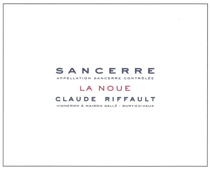 Sancerre Rouge La Noue Bottle