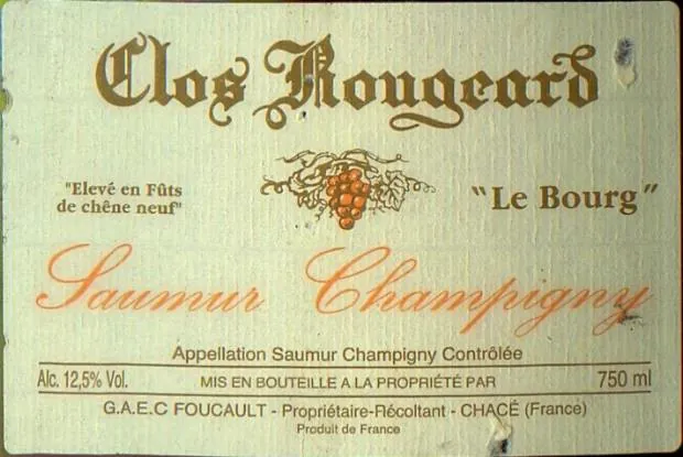 Saumur-Champigny Le Bourg Bottle