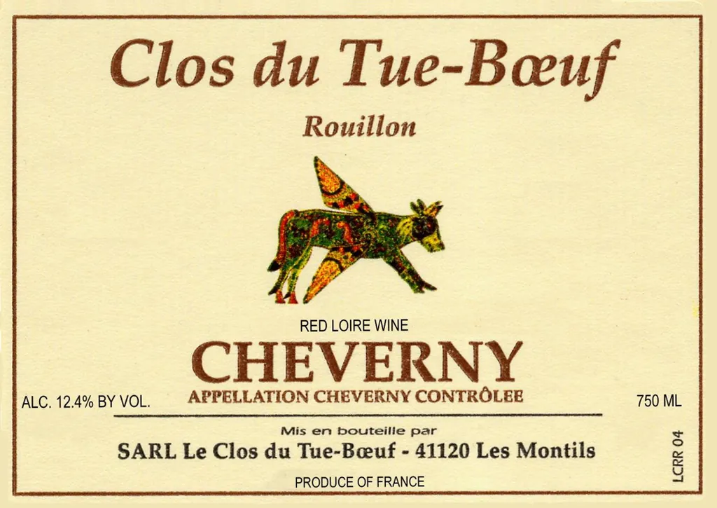 Cheverny Rouillon Bottle