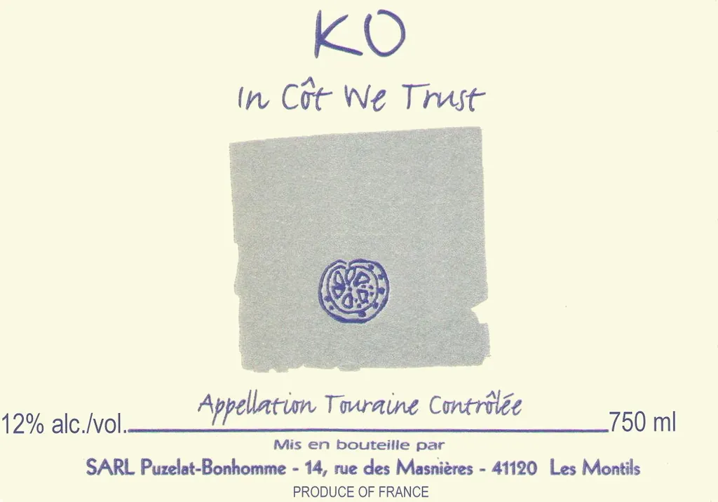 Touraine KO In Cot We Trust Bottle