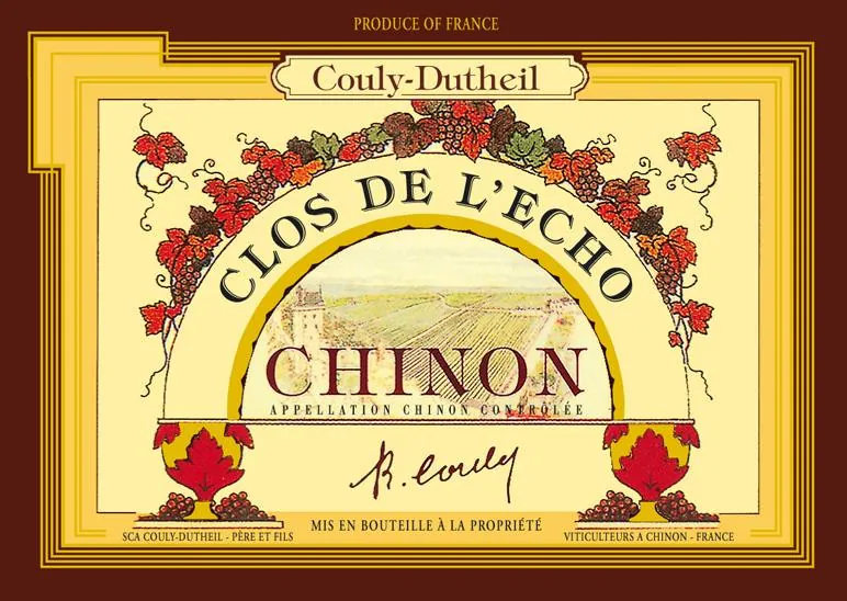 Chinon Clos l'Echo Bottle