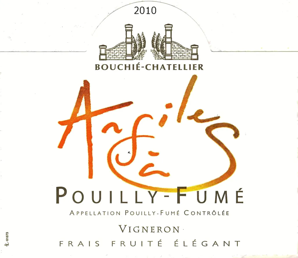 Pouilly-Fume Argile a Silex Bottle