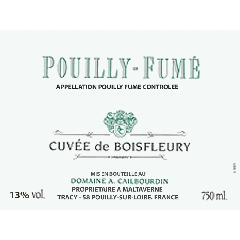 Pouilly-Fume Bois fleury Bottle