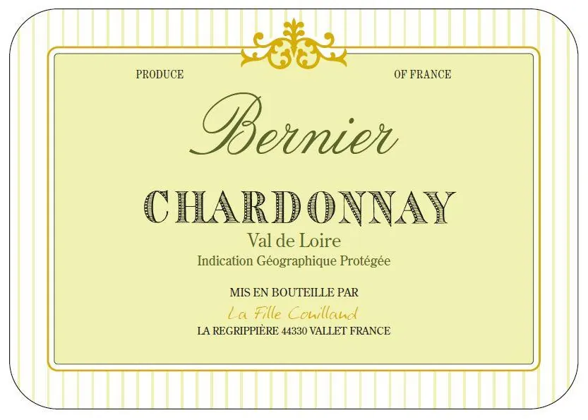 Chardonnay Bottle
