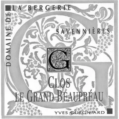 Savennieres Clos Le Grand Beaupreau Bottle