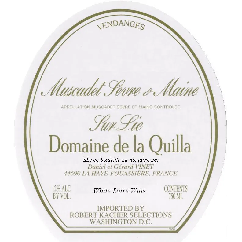Muscadet Sevre et Maine Bottle