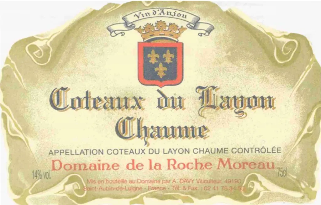 Coteaux du Layon Chaume Bottle