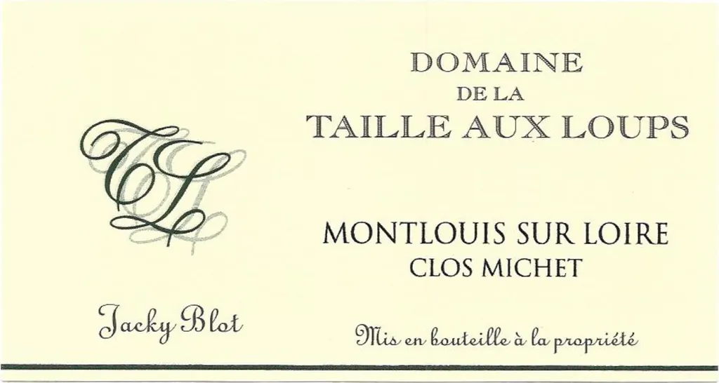 Montlouis Clos Michet Bottle