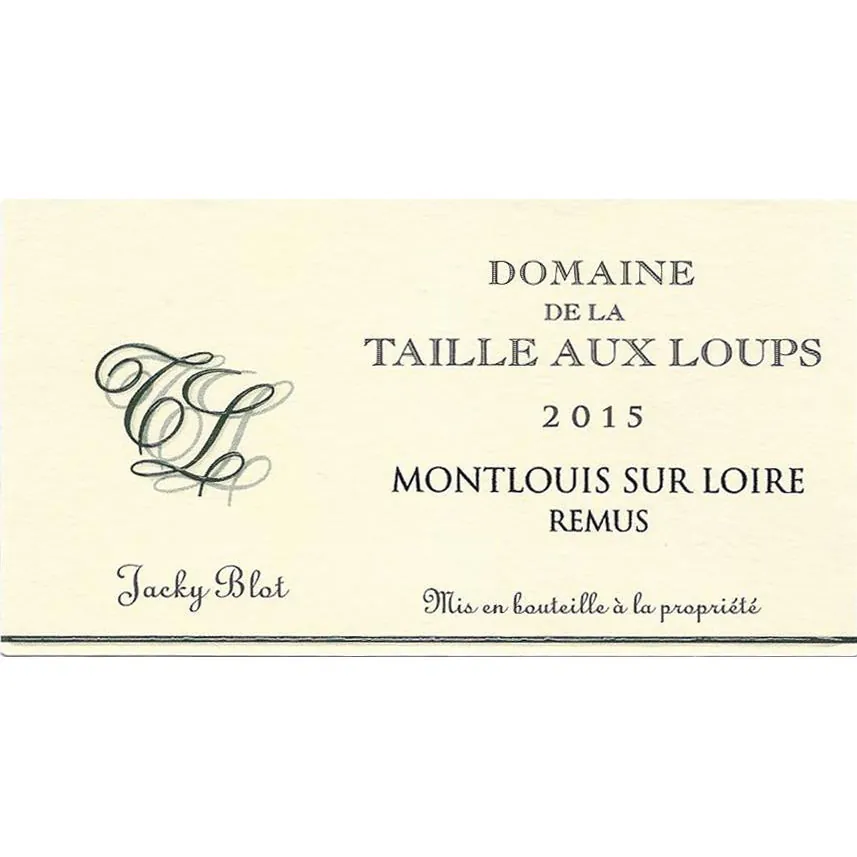 Montlouis sur Loire Remus Bottle