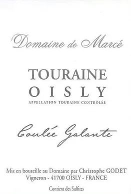 Touraine Oisly Coulee Galante Bottle