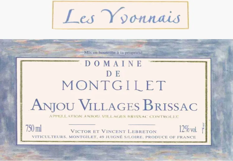 Anjou Villages Brissac Les Yvonnais Bottle