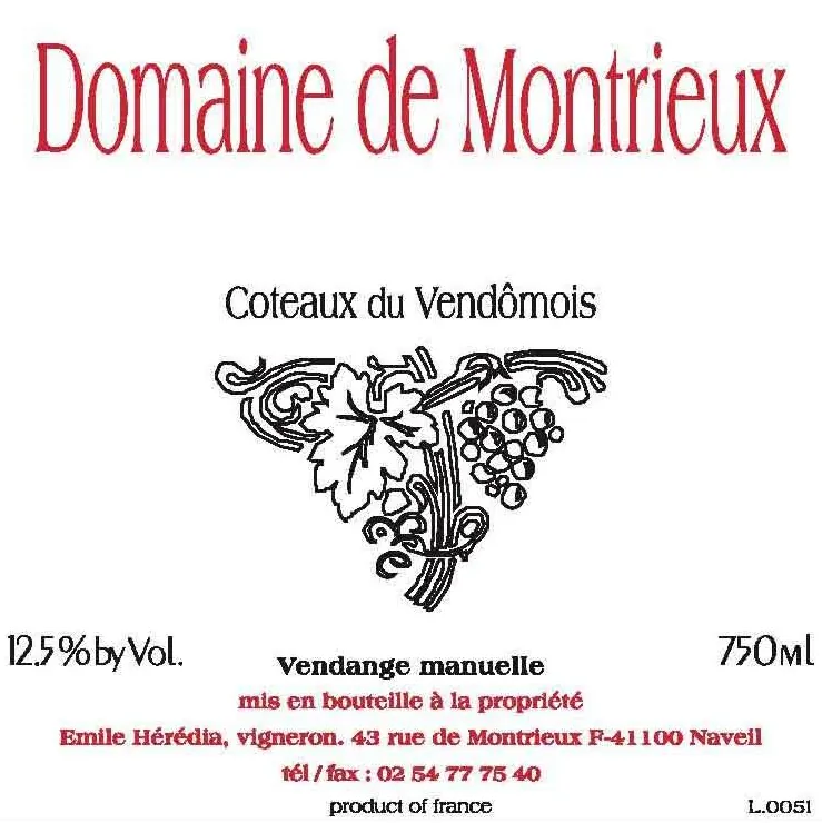 Coteaux du Vendomois Bottle