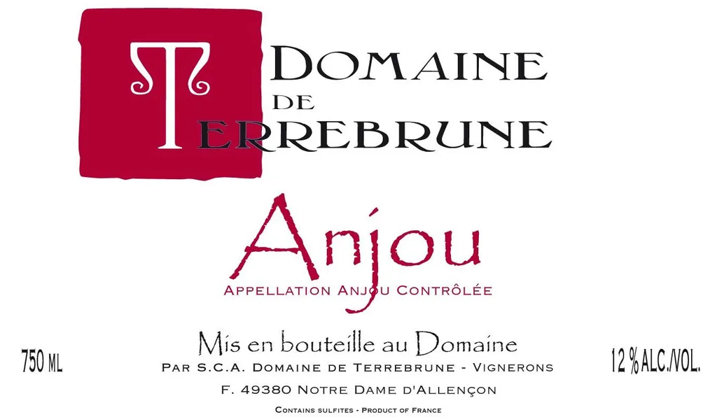 Anjou Rouge Bottle