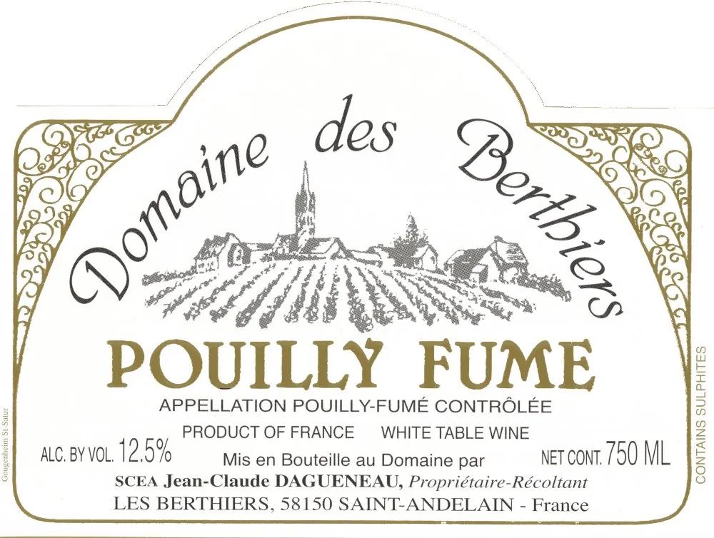 Pouilly Fume Bottle