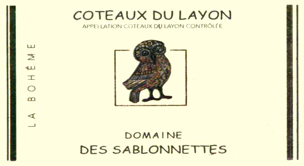 Coteaux du Layon La Boheme Bottle