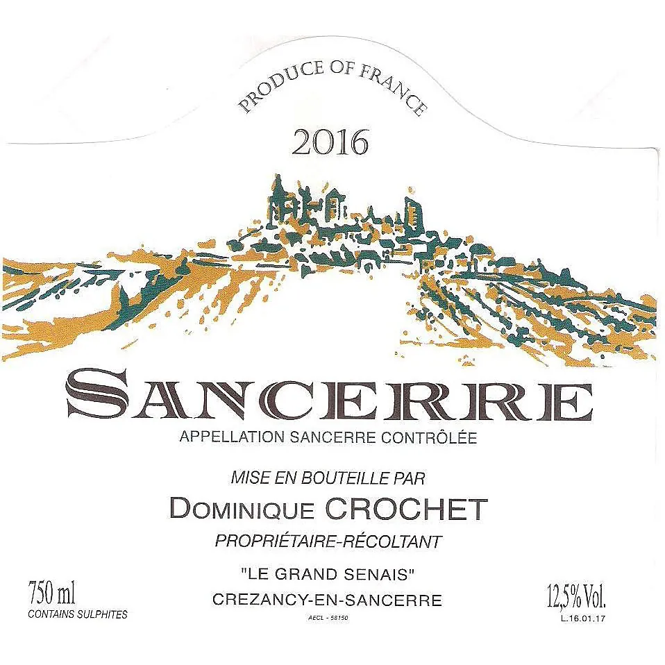 Le Grand Senais Sancerre Bottle