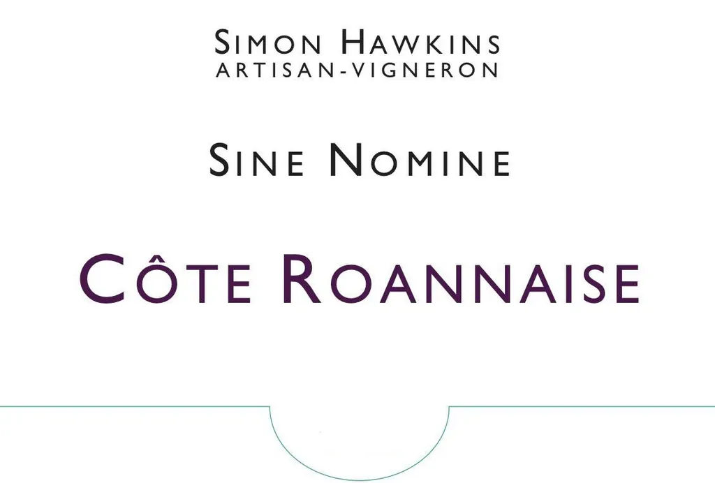 Cote Roannaise Sine Nomine Bottle