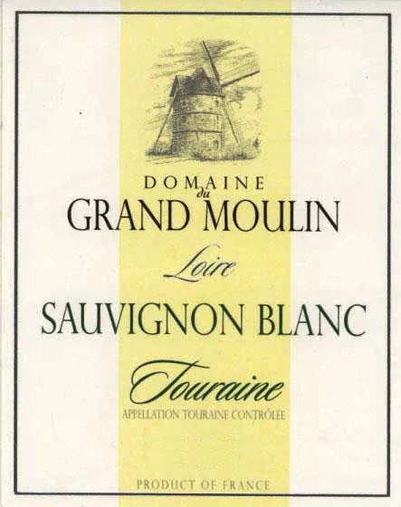 Touraine Sauvignon Blanc Bottle