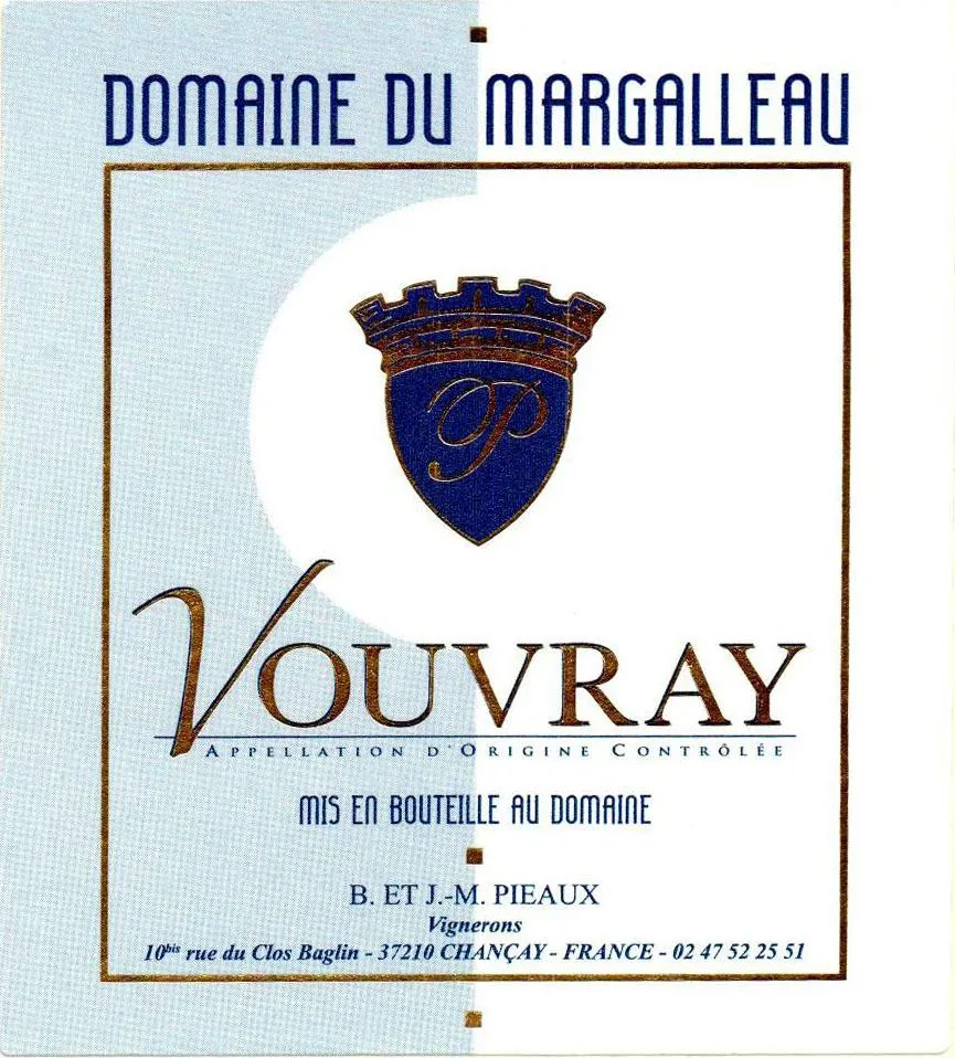 Dom. Du Margalleau Vouvray Sec Bottle