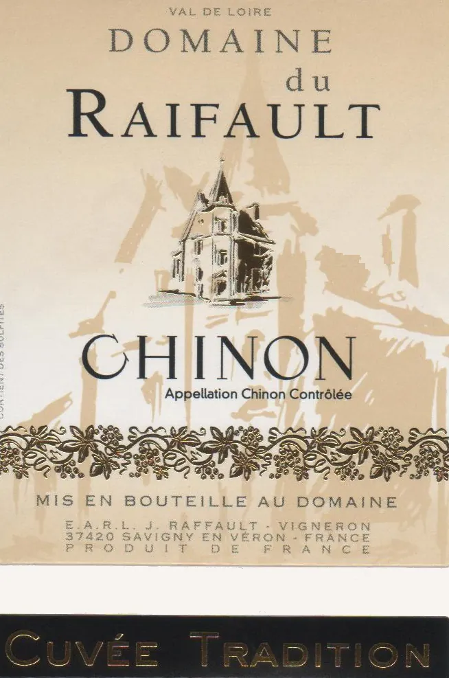 Chinon Cuvee Tradition Bottle