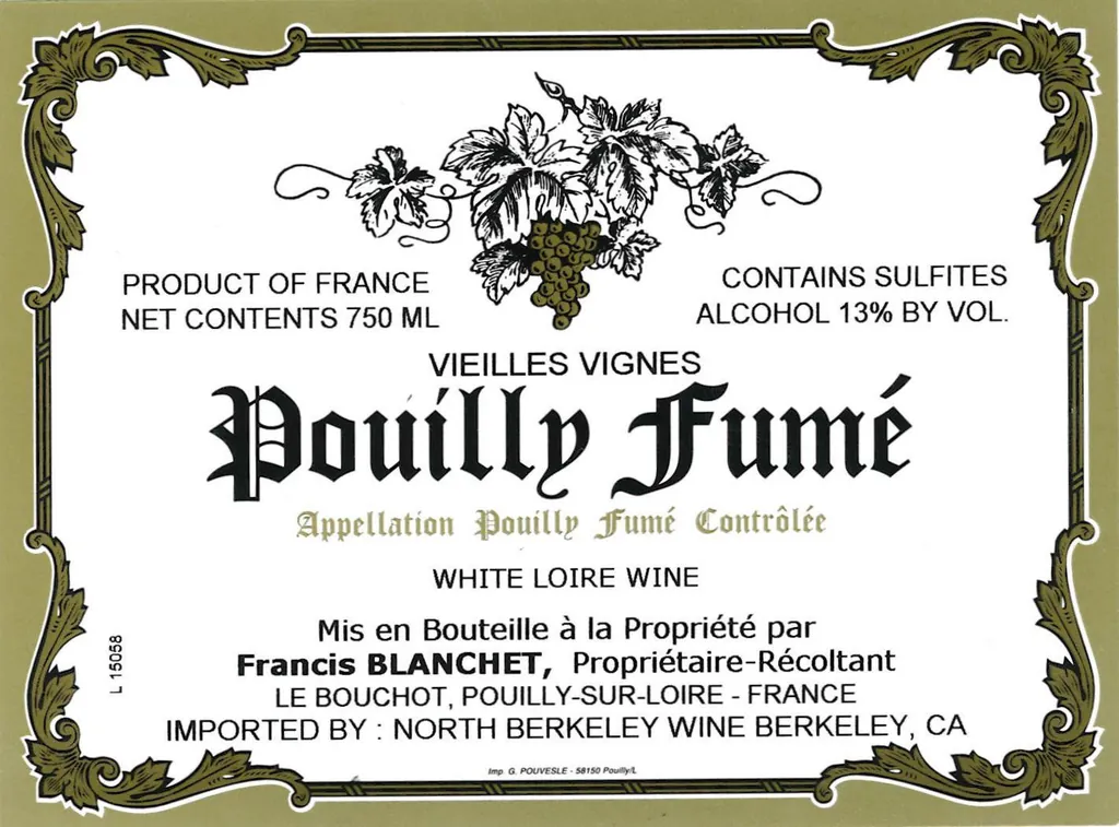 Pouilly-Fume Vieilles Vignes Bottle