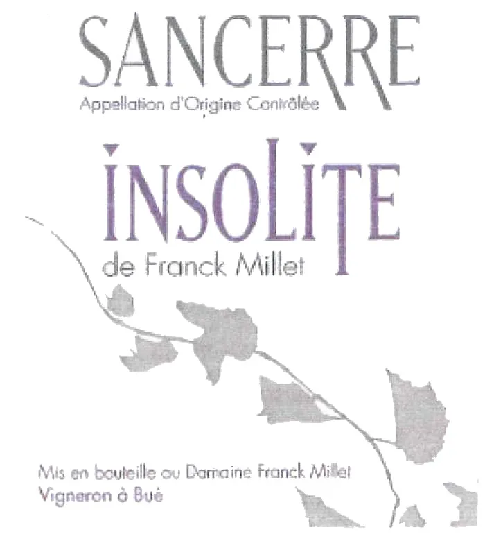 Sancerre Cuvee Insolite Bottle