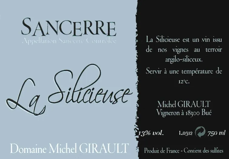 Sancerre La Silicieuse Bottle