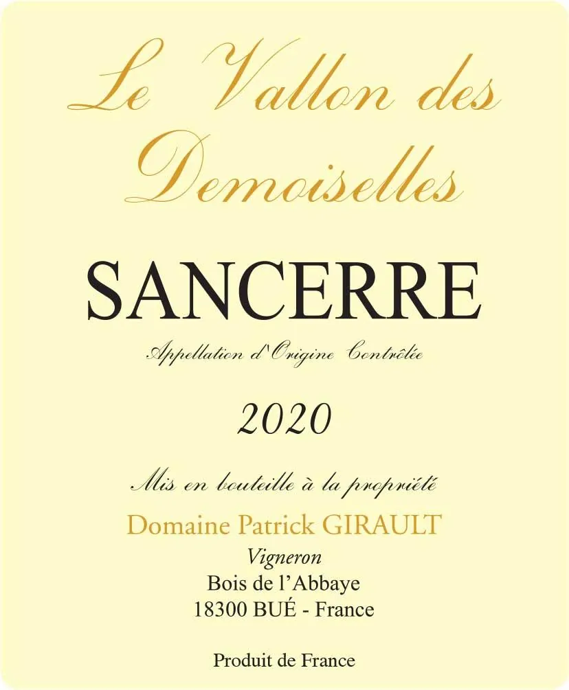 Sancerre Le Vallon des Demoiselles Bottle