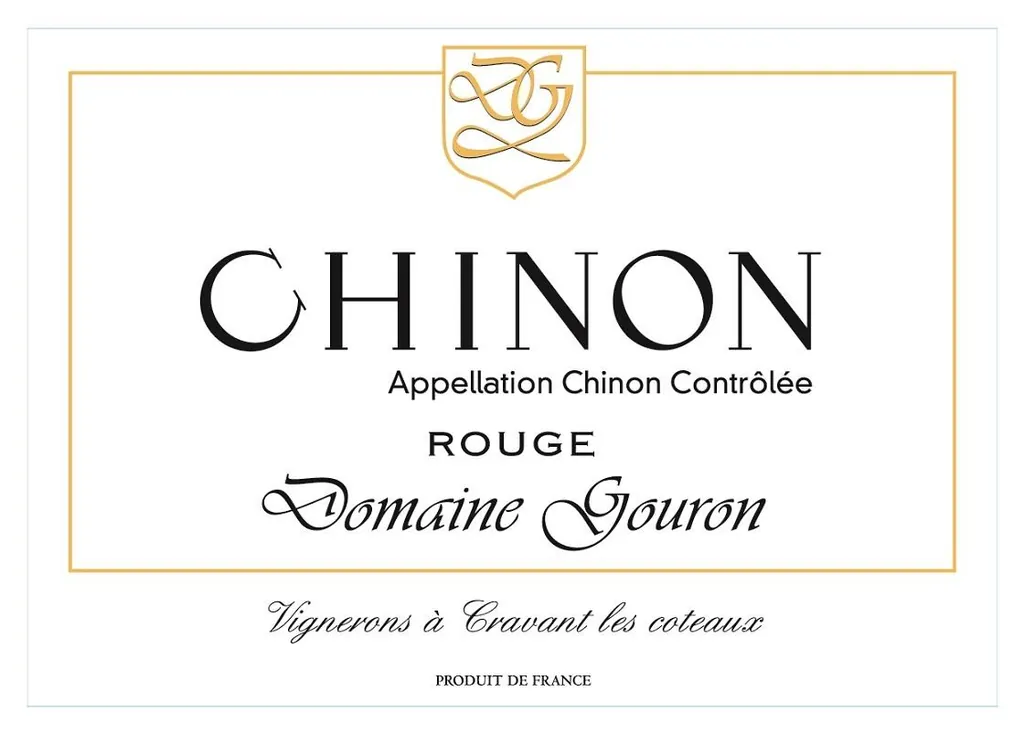 Chinon Rouge Cuvee Domaine Bottle