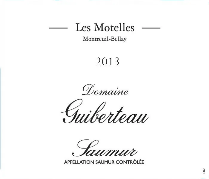 Saumur Les Motelles Cuvee Rouge Bottle