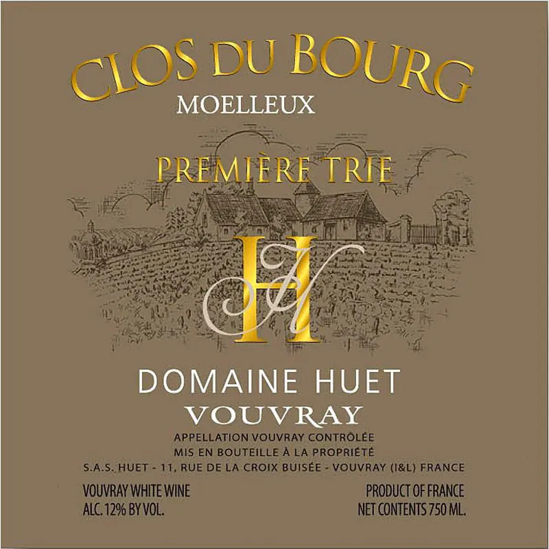 Clos du Bourg Moelleux Premier Trie Bottle